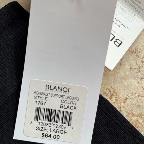 BLANQI Black Highwaist Support Leggings Size L - Picture 4 of 4